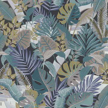 Tropical House Botanical Wallpaper by Aspiring Walls