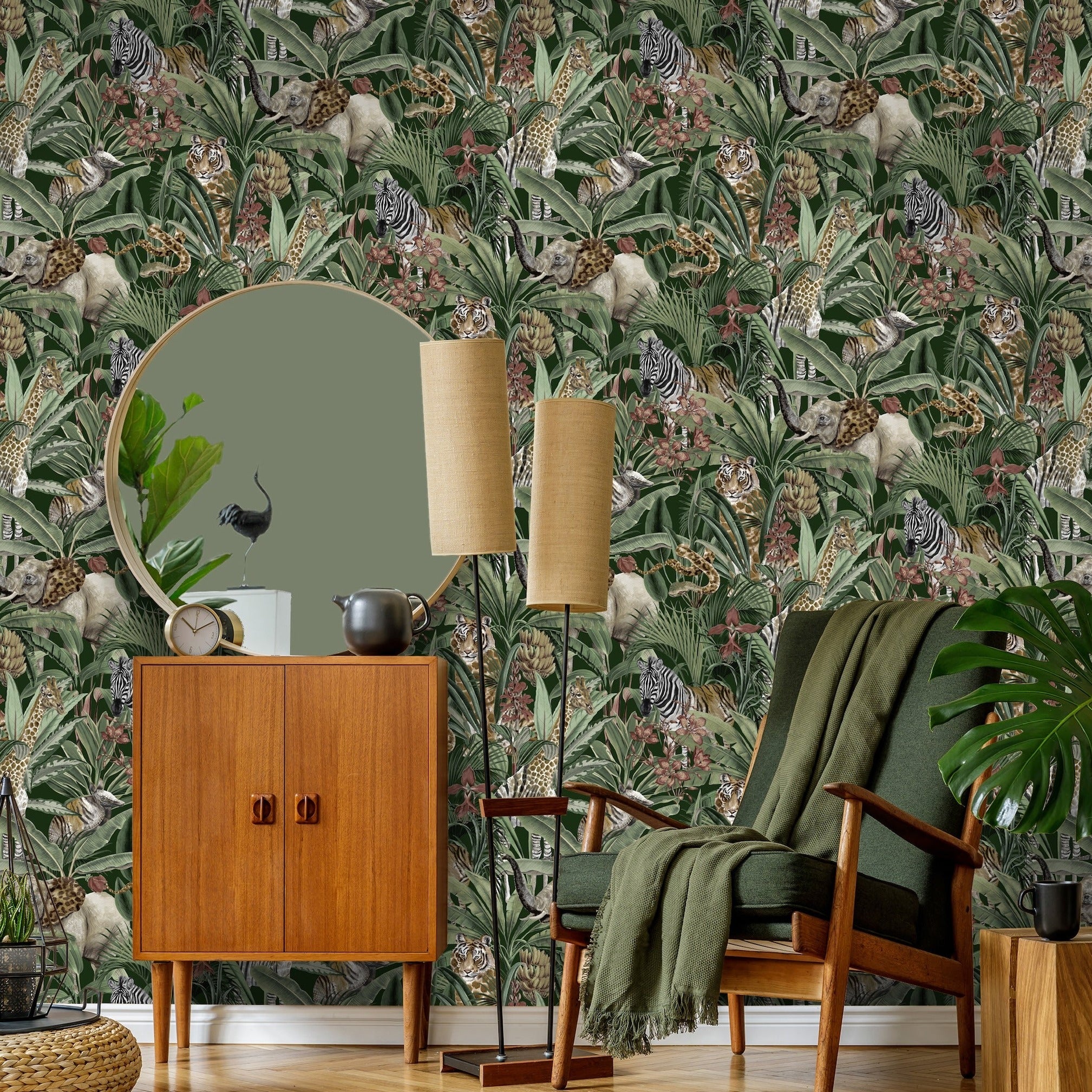 Amazonia Serengeti Wallpaper by Aspiring Walls