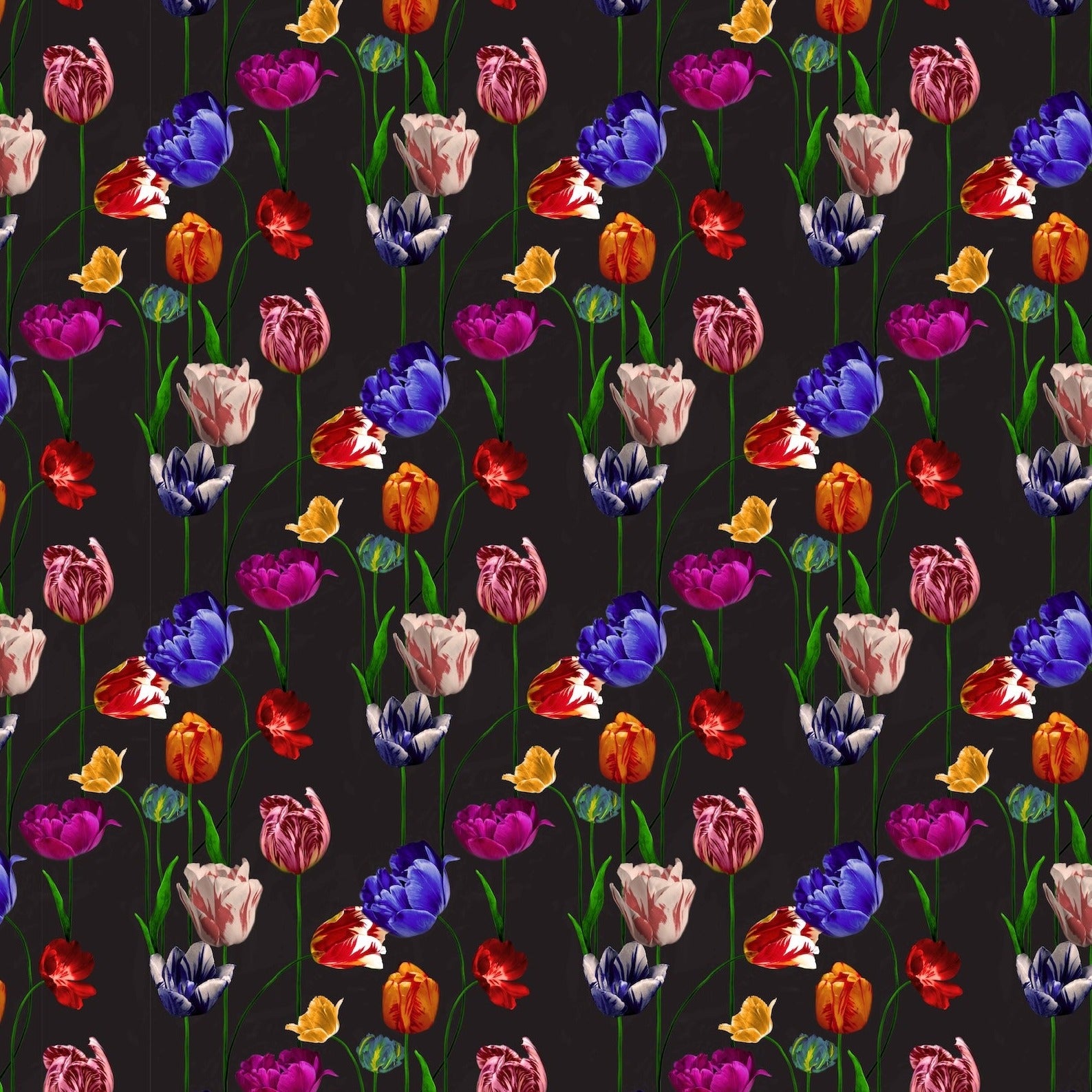 Blooming Tulips Fabric by Miss Lolo