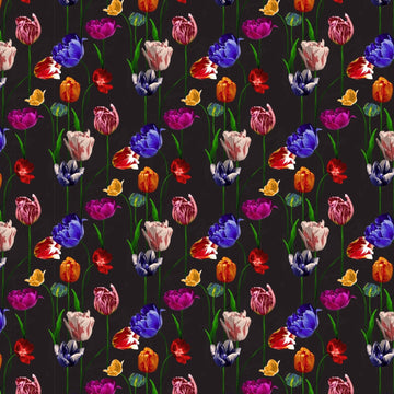 Blooming Tulips Fabric by Miss Lolo