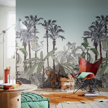 La Jungle Enchantee Wall Panel by Casadeco