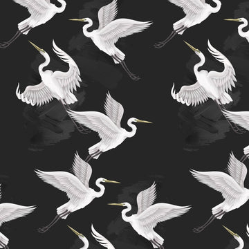 Eye of the Heron Fabric by Miss Lolo