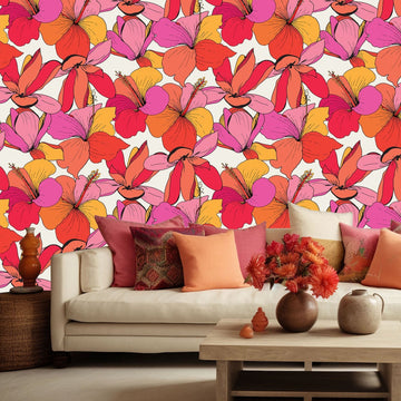 Hibiscus Hottie Wallpaper by Miss Lolo