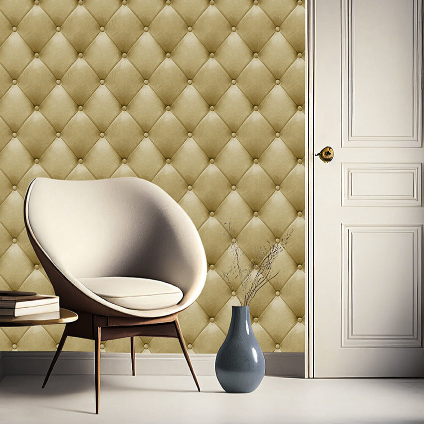 Diamond Buttoned Wallpaper by Aspiring Walls