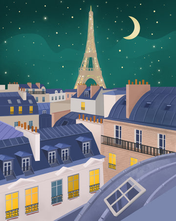 Paris at Night by Petra Lizde