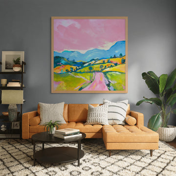 Pastel Landscape V1 by Julia Ockert