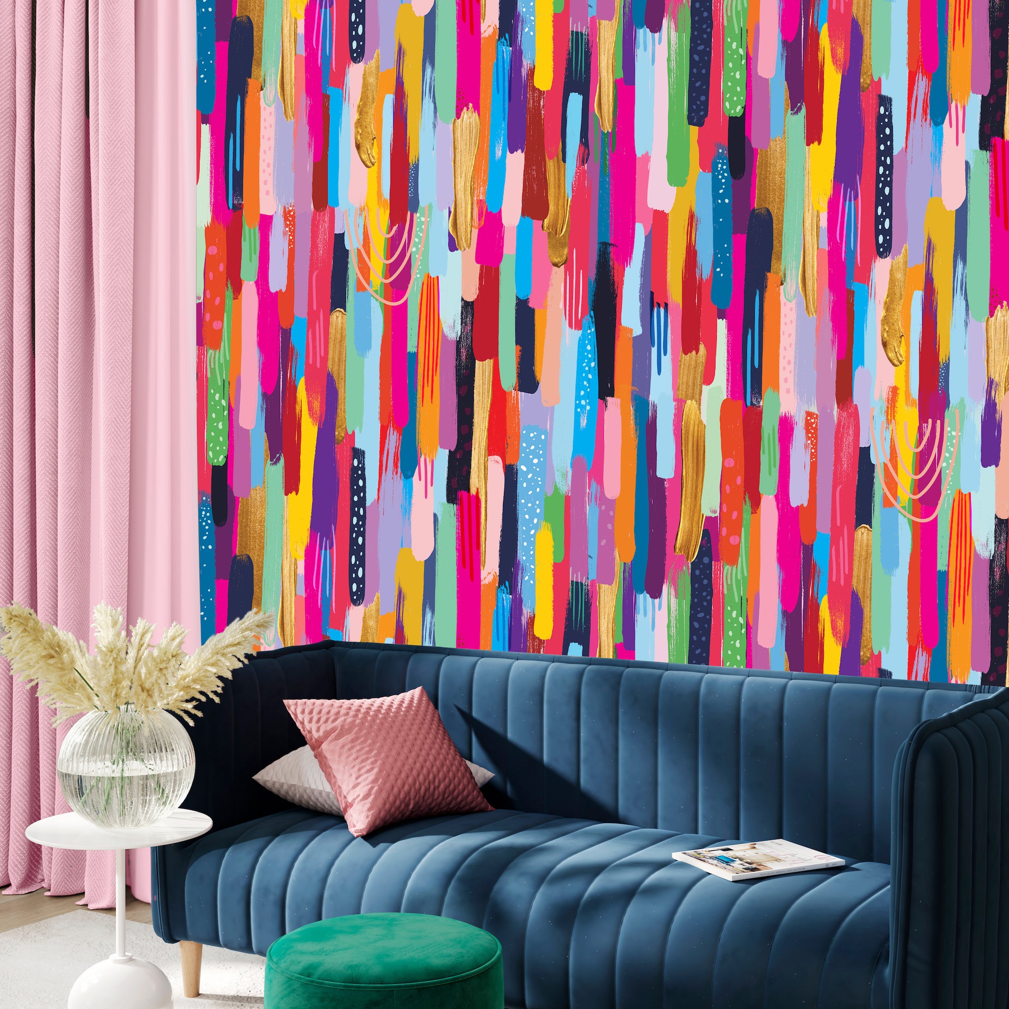 Dripping in colour Wallpaper by Miss Lolo