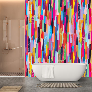 Dripping in colour Vinyl Wallpaper