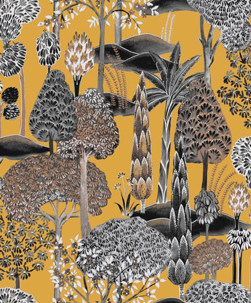 Summer Botanical Wallpaper by Aspiring Walls