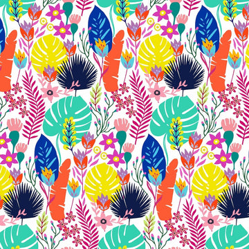 Them Tropical Vibes Fabric by Miss Lolo