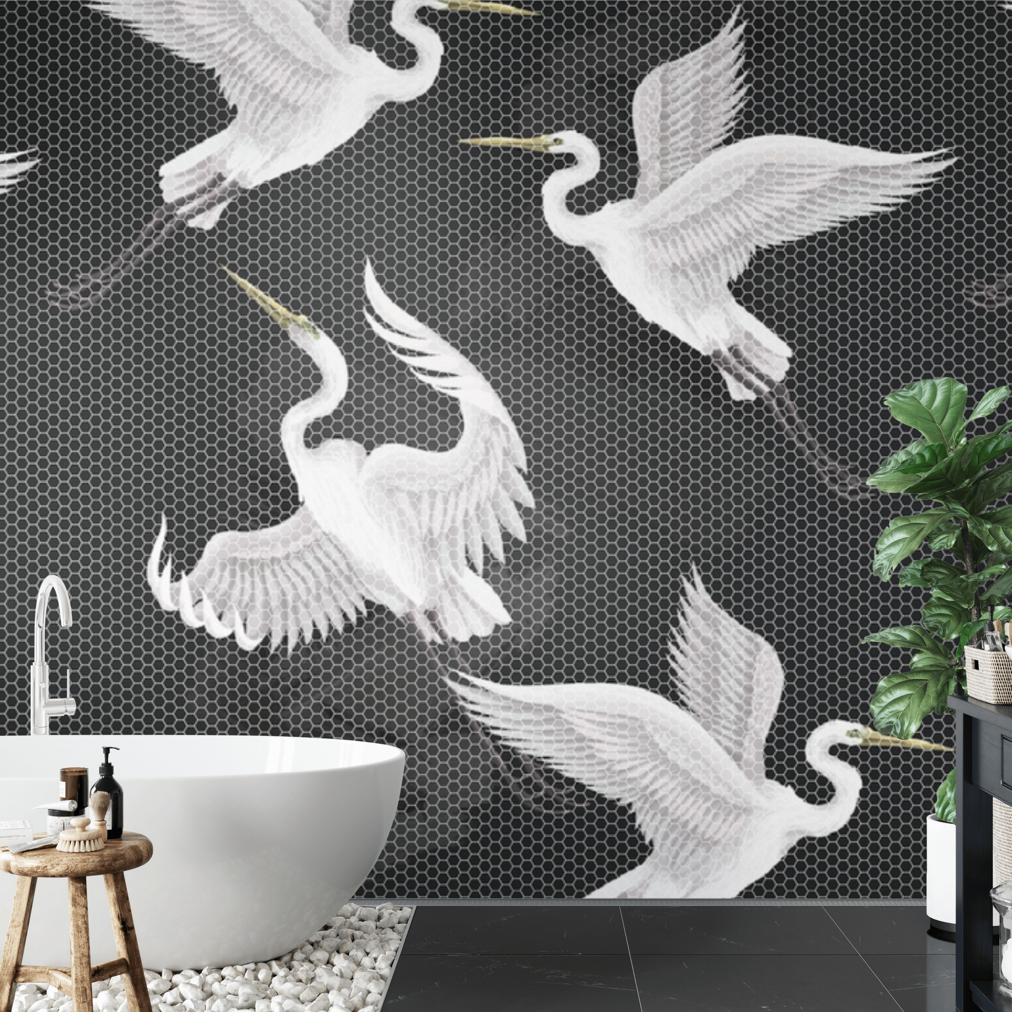 Eye of the Heron Tiles by Miss Lolo