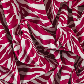 Zebra Velvet Fabric by Zepel