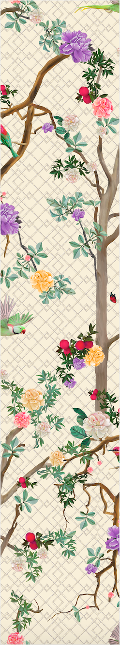 Parakeet Chinoiserie Wallpaper by Miss Lolo