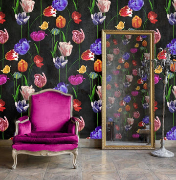 Blooming Tulips Wallpaper by Miss Lolo