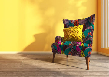 Soft and luxurious with a low-pile velvet appearance. Washable, colour-fast, and printed using water-based technology. Perfect for cushions and upholstery.