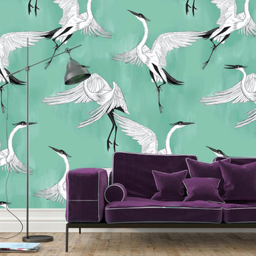 Heron's Landing Wallpaper by Miss Lolo