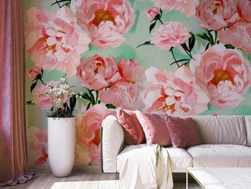 Peony Burst Wallpaper by Miss Lolo