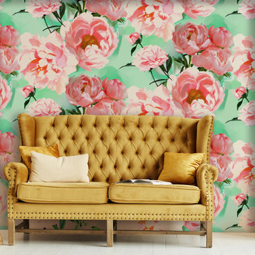 Peony Burst Wallpaper by Miss Lolo