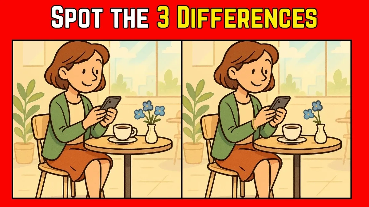 Spot 3 Differences in the Lady Image in 9 Seconds – Observation Challenge